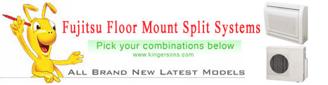 floor mount fujitsu splits