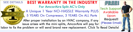 mini split air conditioner warranty